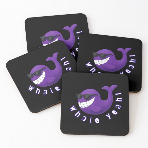 Item preview, Whale Yeah! Funny Purple Whale with Sunglasses designed and sold by PatykArt.