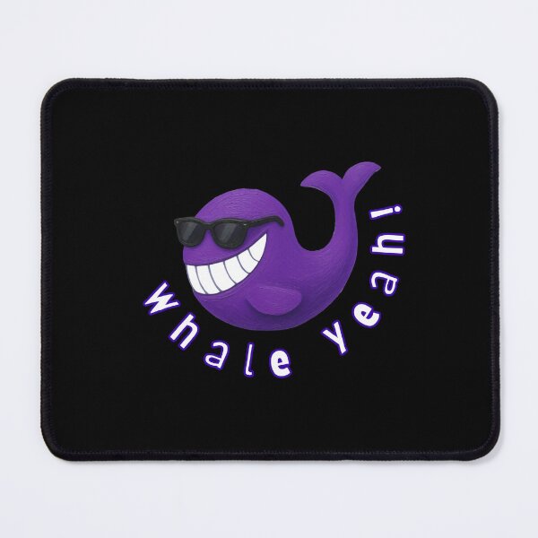 Item preview, Whale Yeah! Funny Purple Whale with Sunglasses designed and sold by PatykArt.