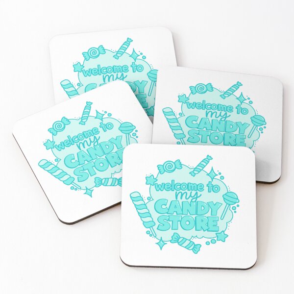 Item preview, Welcome to my candy store teal version designed and sold by Faeriean.