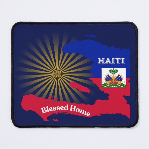 Item preview, Haitian Blessed Throw Pillow – Haitian Flag Design, Haiti designed and sold by JCozycorner.