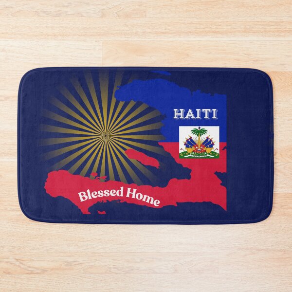 Item preview, Haitian Blessed Throw Pillow – Haitian Flag Design, Haiti designed and sold by JCozycorner.