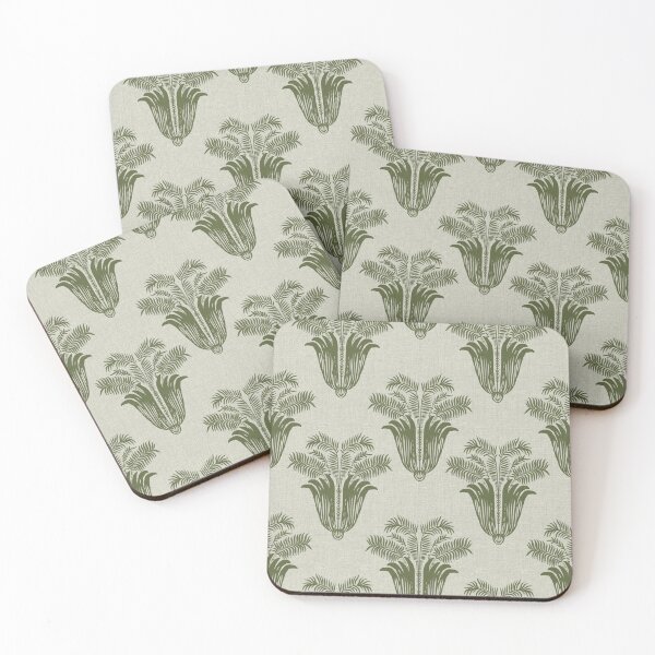 Item preview, Vintage art deco palms designed and sold by SILVERAPPLE.