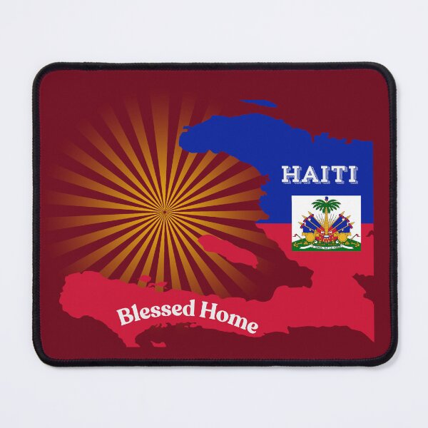 Item preview, Haitian Blessed Throw Pillow – Haitian Flag Design, Haiti designed and sold by JCozycorner.