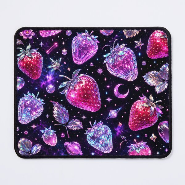 Item preview, Neon Strawberry Galaxy Pattern  designed and sold by Aramdesing.
