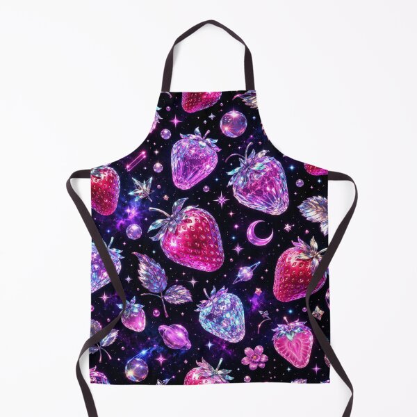 Item preview, Neon Strawberry Galaxy Pattern  designed and sold by Aramdesing.