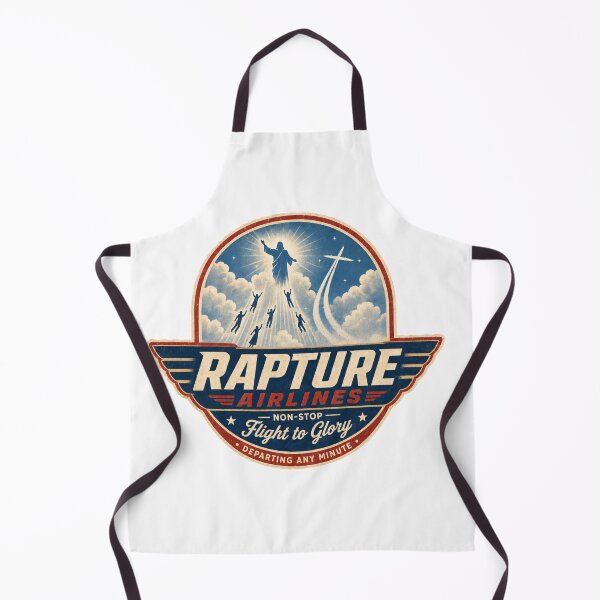 Item preview, Vintage Rapture Airlines Non-Stop Flight to Glory designed and sold by Embers & Incense Co..