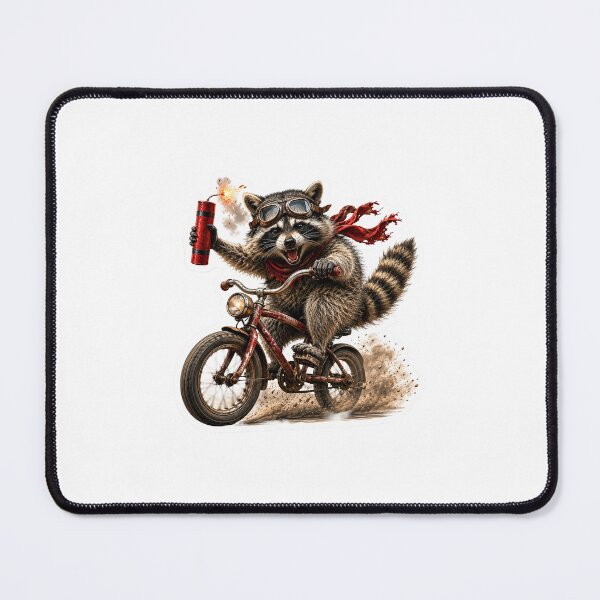 Item preview, danger raccoon dirtbike designed and sold by dangerraccoon.