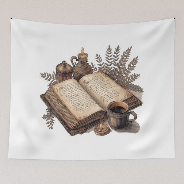 Item preview, Midnight Library and Warm Espresso designed and sold by Coffread.
