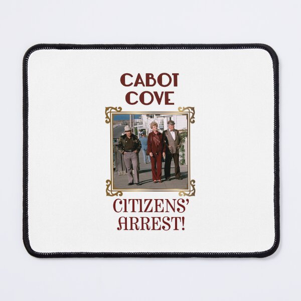 Item preview, Cabot Cove Citizens’ Arrest! (on White) designed and sold by PawsitiveMum3.