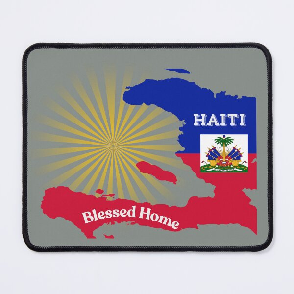 Item preview, Haitian Blessed Throw Pillow – Haitian Flag Design, Haiti designed and sold by JCozycorner.