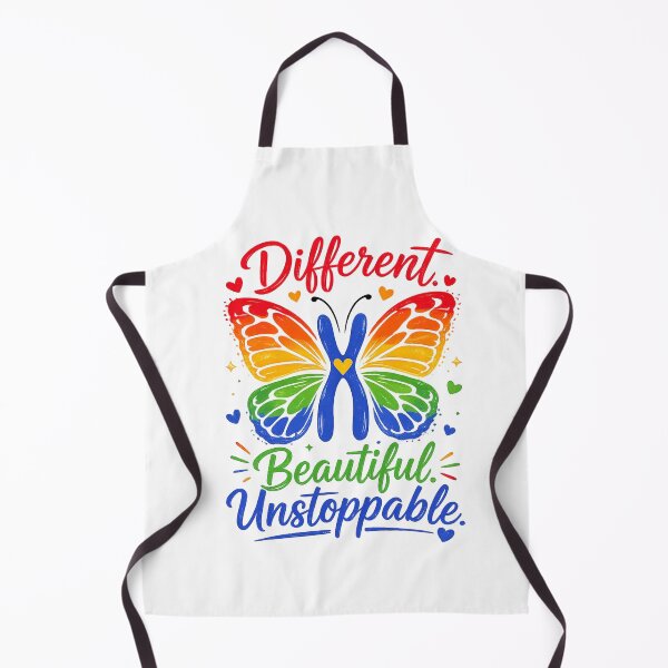 Item preview,  Different Beautiful Unstoppable Butterfly | Down Syndrome Awareness & Inclusion Design designed and sold by Divine Boutique.