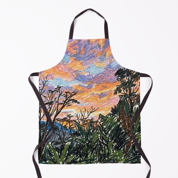 Item preview, Sky ablaze over the forest designed and sold by CristianCEB.