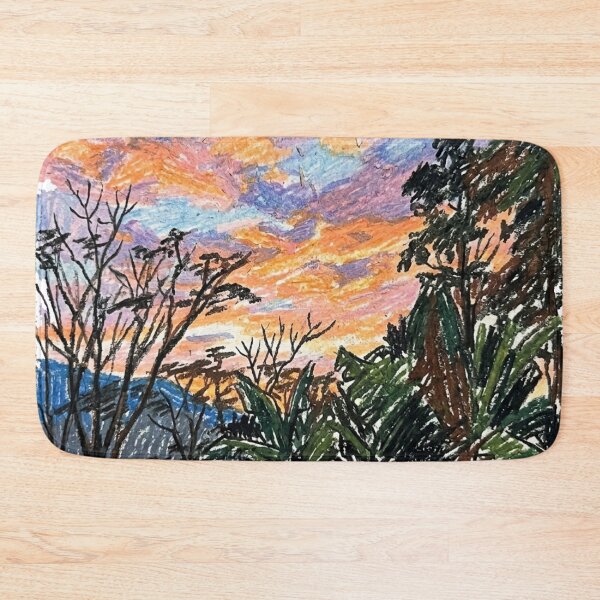 Item preview, Sky ablaze over the forest designed and sold by CristianCEB.