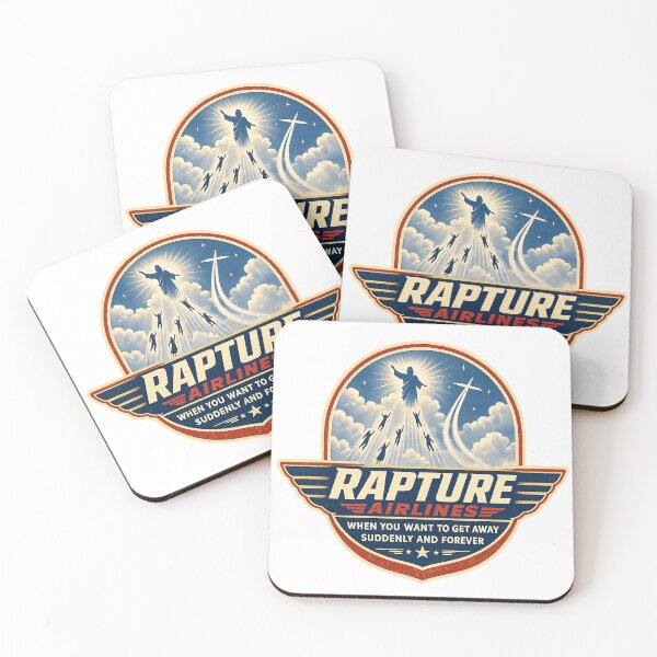 Item preview, Vintage Rapture Airlines When You Want To Get Away Suddenly... designed and sold by Embers & Incense Co..
