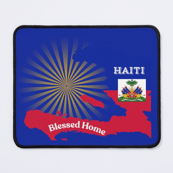 Item preview, Haitian Blessed Throw Pillow – Haitian Flag Design, Haiti designed and sold by JCozycorner.