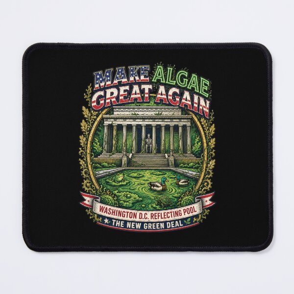 Item preview, Make ALGAE Great Again Washington D.C Reflecting Pool The New Green Deal Retro Let's Go ALGAE designed and sold by modoodles357.