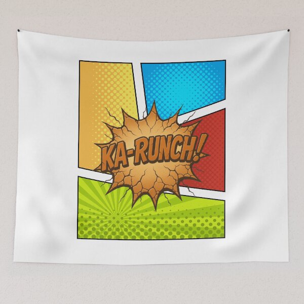 Item preview, KA-RUNCH! Retro Comic Crunch Pop Art Design designed and sold by CleanDecor.