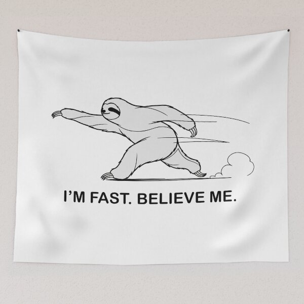 Item preview, Fast Running Sloth designed and sold by Amir Faysal.