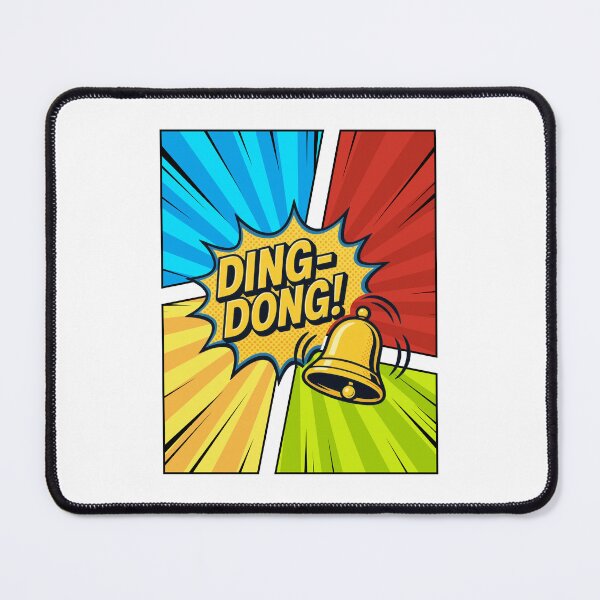 Item preview, DING-DONG! Retro Comic Sound Effect Pop Art Design designed and sold by CleanDecor.