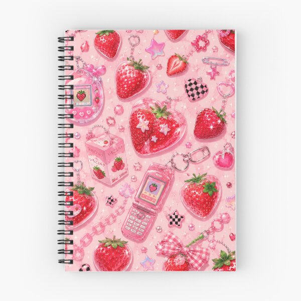 Item preview, Kawaii Strawberry Dreams Pattern  designed and sold by Aramdesing.