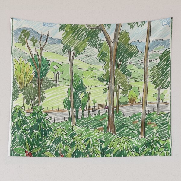 Item preview, View from the coffee plantation designed and sold by CristianCEB.