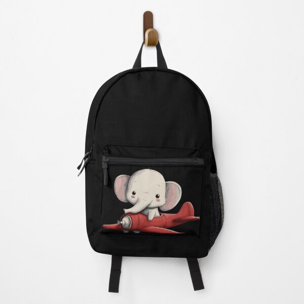 Item preview, Cute Baby Elephant Flying Red Airplane designed and sold by ClubVacay.