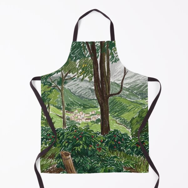 Item preview, Small village nestled among coffee plantations and mountains designed and sold by CristianCEB.