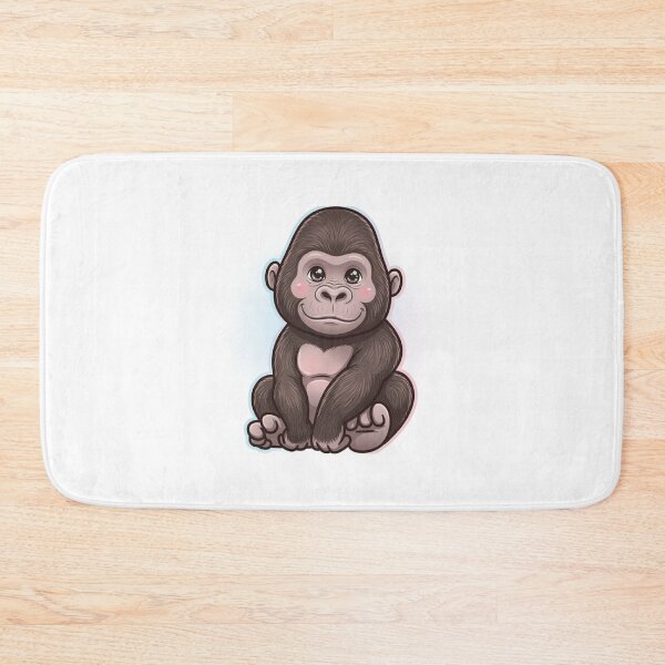 Item preview, Cute Kawaii Gorilla Friend designed and sold by Stickivo.
