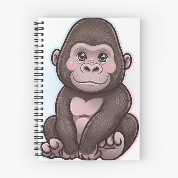Item preview, Cute Kawaii Gorilla Friend designed and sold by Stickivo.