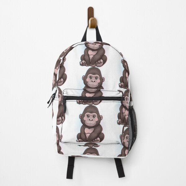 Item preview, Cute Kawaii Gorilla Friend designed and sold by Stickivo.
