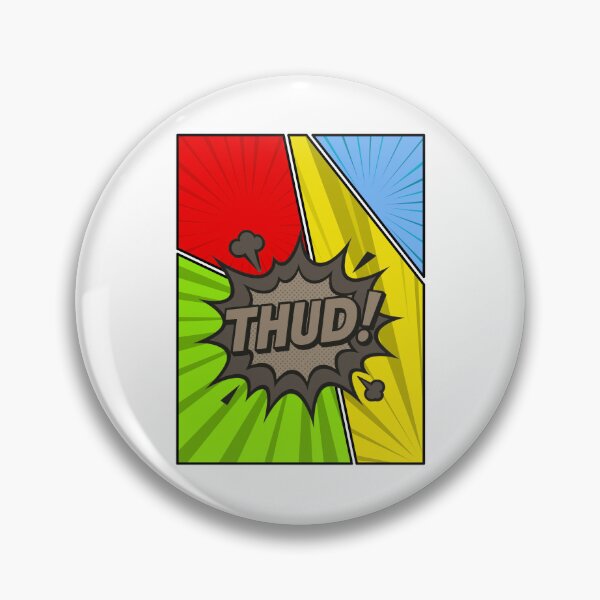Item preview, THUD! Retro Comic Impact Pop Art Design souvenire designed and sold by CleanDecor.