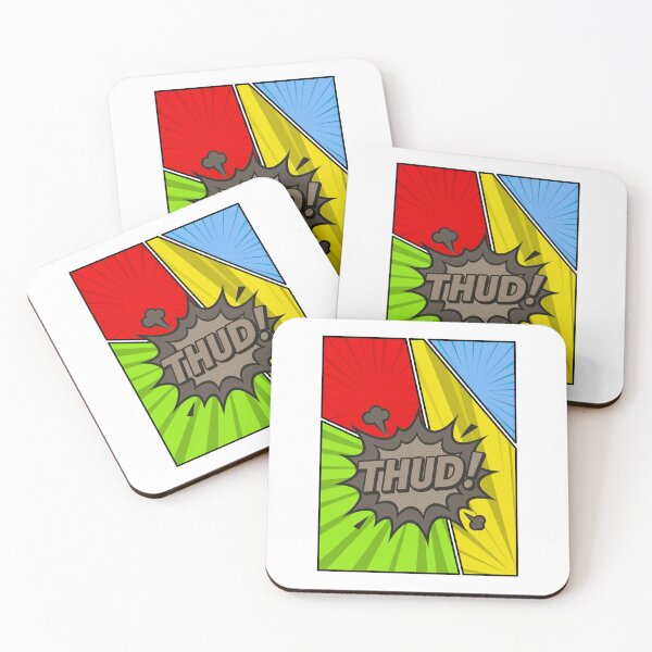 Item preview, THUD! Retro Comic Impact Pop Art Design souvenire designed and sold by CleanDecor.