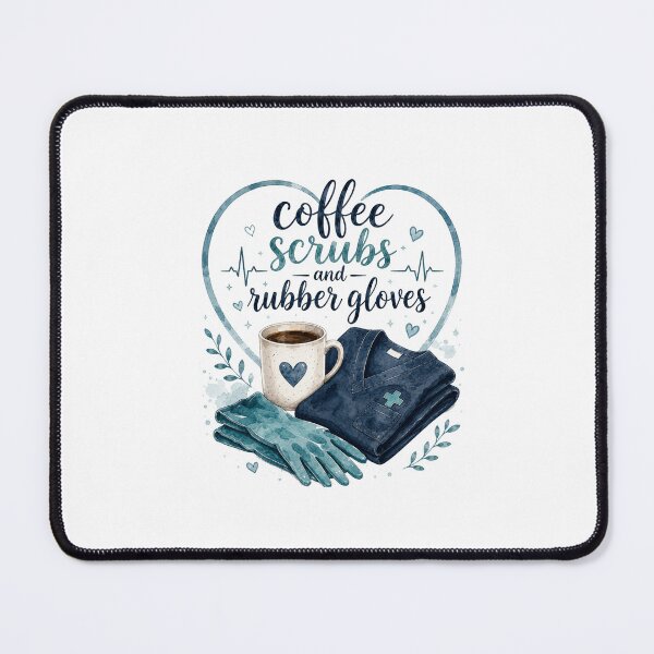 Item preview, Coffee Scrubs and Rubber Gloves Nurse Shirt | Cute RN CNA Nursing Coffee Lover Watercolor Medical T-Shirt Gift Classic T-Shirt  designed and sold by podlook.