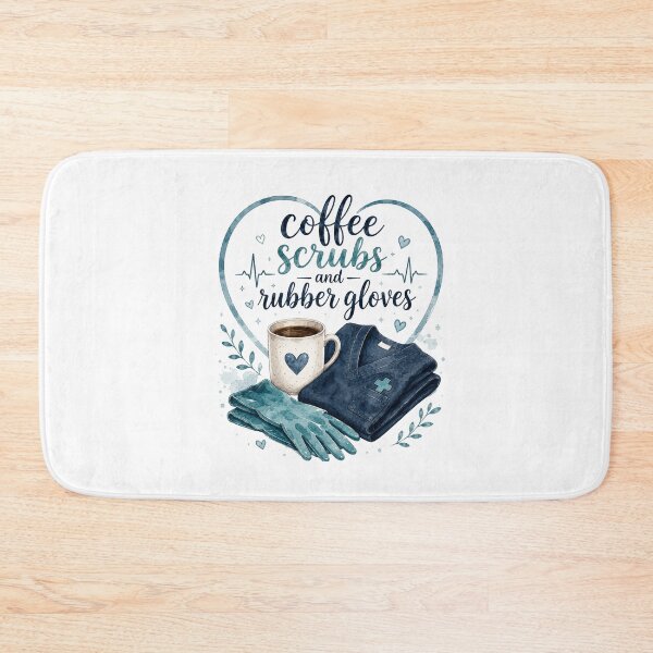 Item preview, Coffee Scrubs and Rubber Gloves Nurse Shirt | Cute RN CNA Nursing Coffee Lover Watercolor Medical T-Shirt Gift Classic T-Shirt  designed and sold by podlook.