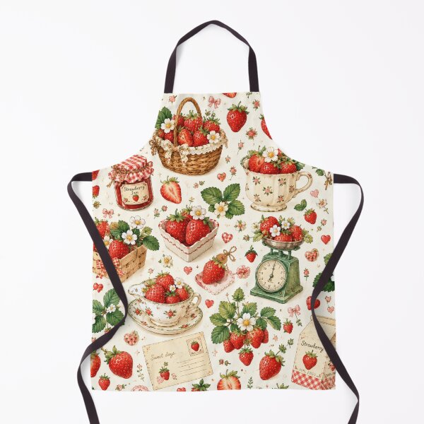 Item preview, Strawberry Picnic Feast Pattern  designed and sold by Aramdesing.