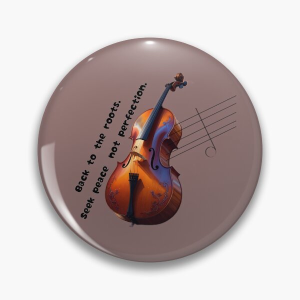 Item preview, Vintage Cello Art with Inspirational Quote designed and sold by SahmatArt.