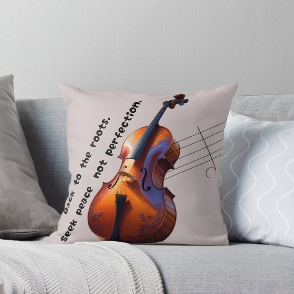 Item preview, Vintage Cello Art with Inspirational Quote designed and sold by SahmatArt.