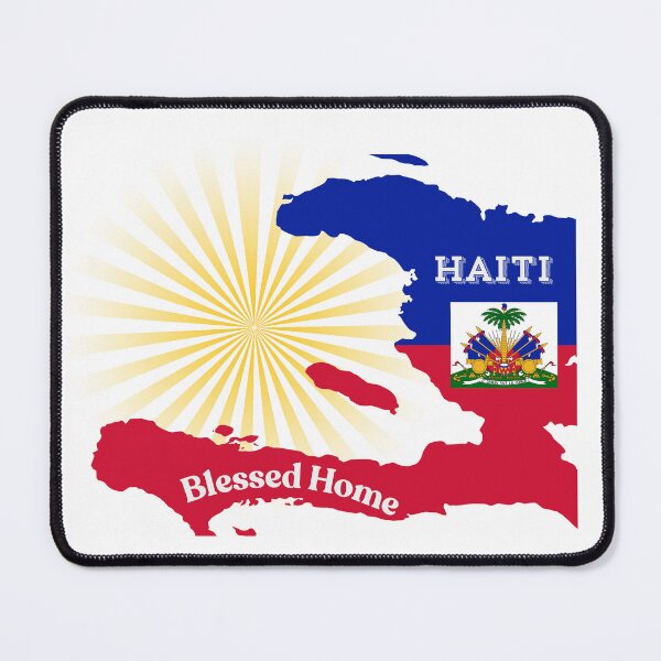 Item preview,  Haitian Blessed Throw Pillow – Haitian Flag Design, Haiti designed and sold by JCozycorner.