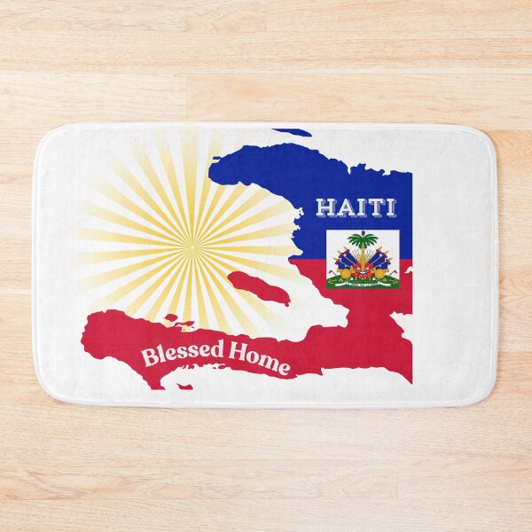 Item preview,  Haitian Blessed Throw Pillow – Haitian Flag Design, Haiti designed and sold by JCozycorner.