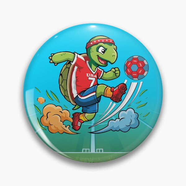 Item preview, Turtle Soccer player with team USA designed and sold by Art-Horizon.