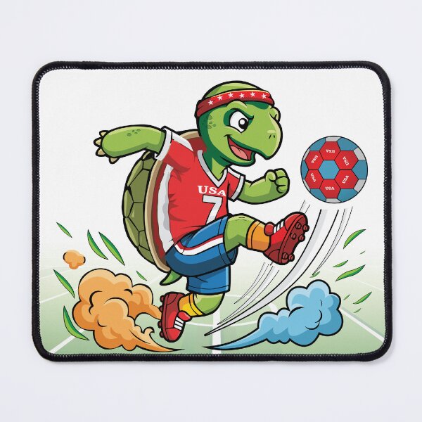 Item preview, Turtle Soccer player with team USA designed and sold by Art-Horizon.