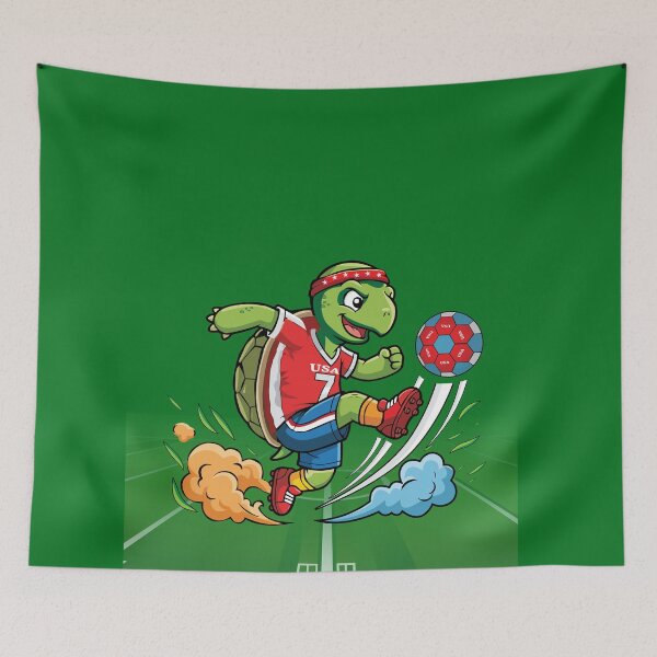 Item preview, Turtle Soccer player with team USA designed and sold by Art-Horizon.
