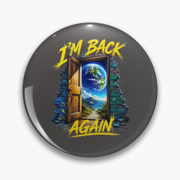 Item preview, I'M BACK AGAIN | Open Door to a New World Graphic T-Shirt designed and sold by Aimetoi.