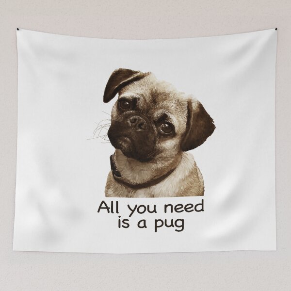 Item preview, All you need is a pug. Proceeds go to animal charities rescues designed and sold by AnimalFriends1.