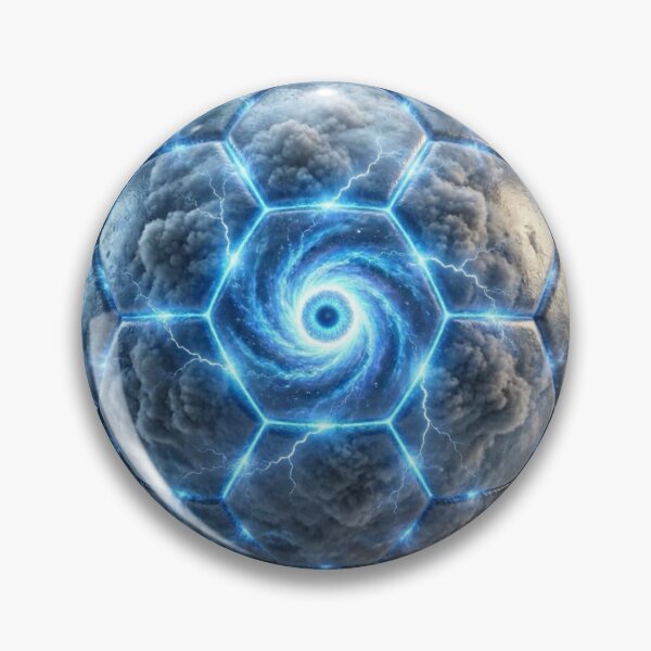 Item preview, Eye of the Storm Soccer Ball - Galaxy Hurricane Design designed and sold by Interactive-Art.