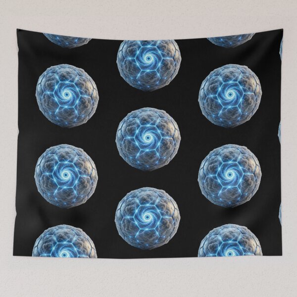 Item preview, Eye of the Storm Soccer Ball - Galaxy Hurricane Design designed and sold by Interactive-Art.