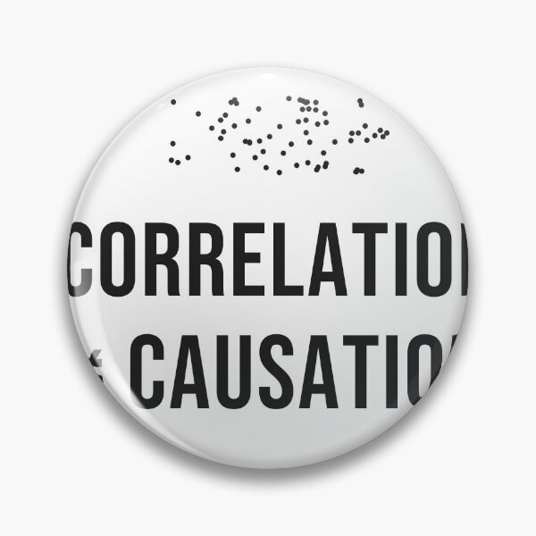 Item preview, Correlation Does Not Imply Causation Stats Humor designed and sold by Significant-Figures.