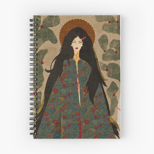 Item preview, Chinese princess vintage chinoiserie dress pattern designed and sold by SILVERAPPLE.