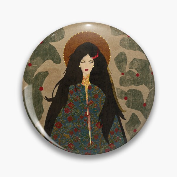Item preview, Chinese princess vintage chinoiserie dress pattern designed and sold by SILVERAPPLE.