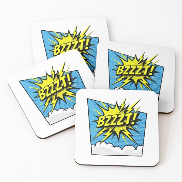 Item preview, BZZZT! Retro Comic Electric Pop Art Design designed and sold by CleanDecor.
